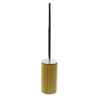 Natural Wood Floor Standing Toilet Brush Gedy AL33-35